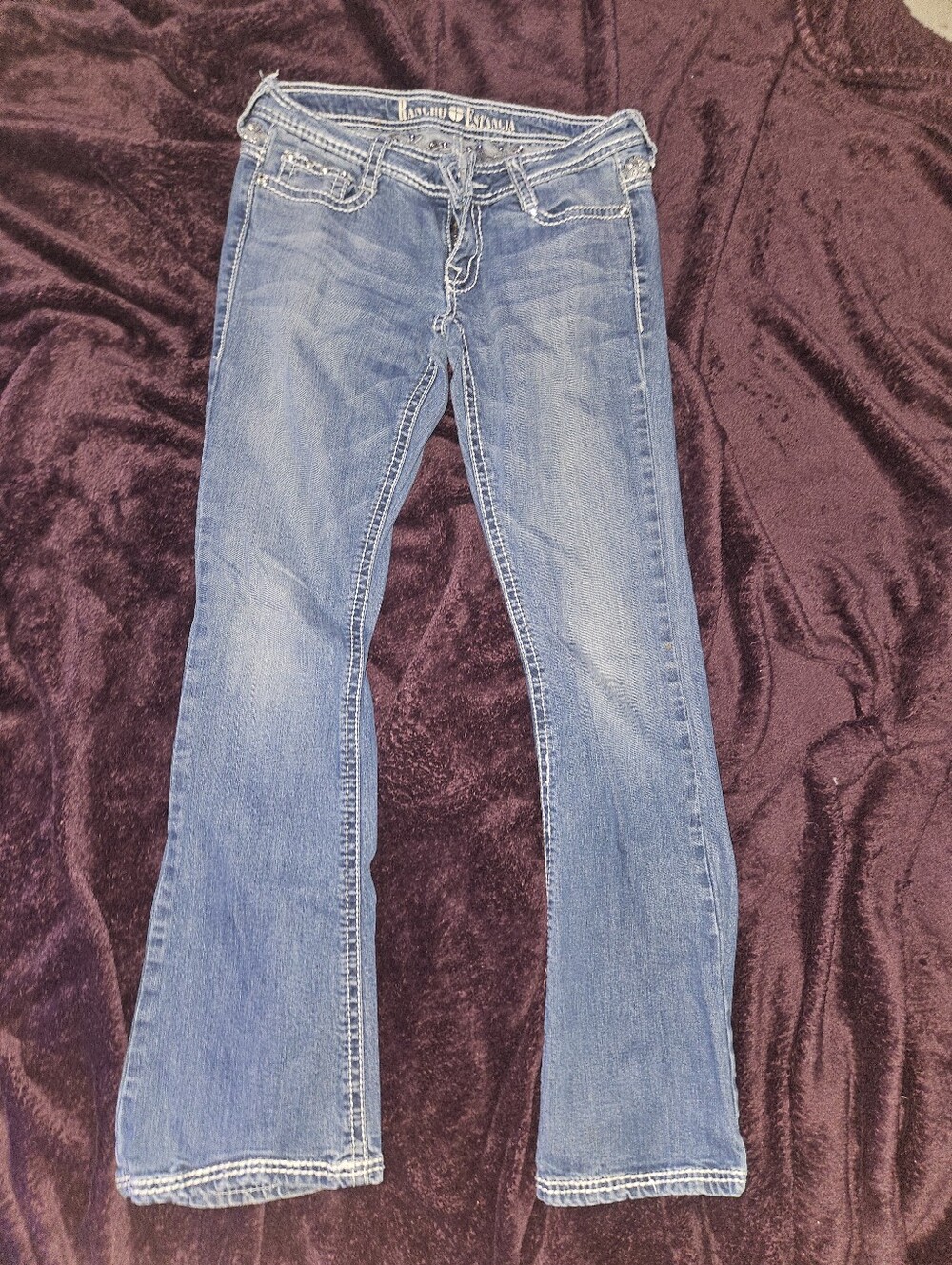 Women's Blue Denim Jeans - Classic Straight Fit